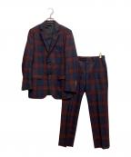 GUCCIグッチ）の古着「セットアップスーツ」｜レッド×ネイビー