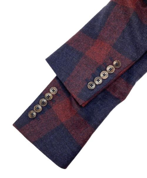 GUCCI（グッチ）GUCCI (グッチ) セットアップスーツ レッド×ネイビー サイズ:7-44Rの古着・服飾アイテム