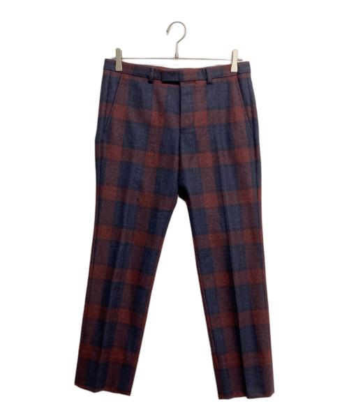 GUCCI（グッチ）GUCCI (グッチ) セットアップスーツ レッド×ネイビー サイズ:7-44Rの古着・服飾アイテム