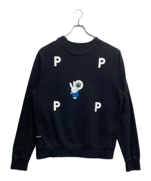 POP TRADING COMPANY（ポップトレーディングカンパニー）POP TRADING COMPANY (ポップトレーディングカンパニー) プリントスウェット ブラック サイズ:Lの古着・服飾アイテム