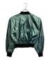 KATHARINE HAMNETT (キャサリンハムネット) polyurethane bomber jacket ブルー サイズ:M：9000円