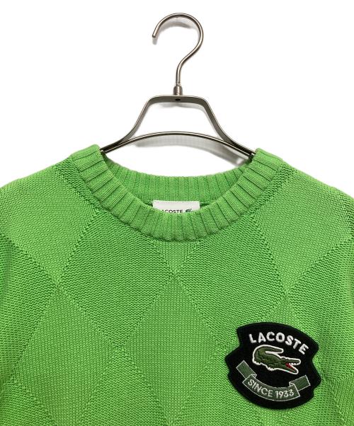 LACOSTE（ラコステ）LACOSTE (ラコステ) コットンニット グリーン サイズ:Sの古着・服飾アイテム