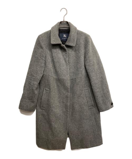 BURBERRY LONDON（バーバリーロンドン）BURBERRY LONDON (バーバリーロンドン) ウール比翼ステンカラーコート グレー サイズ:46の古着・服飾アイテム