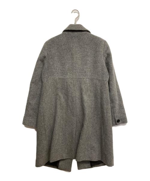 BURBERRY LONDON（バーバリーロンドン）BURBERRY LONDON (バーバリーロンドン) ウール比翼ステンカラーコート グレー サイズ:46の古着・服飾アイテム