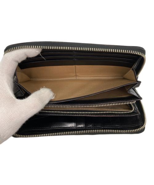 Vivienne Westwood（ヴィヴィアンウエストウッド）Vivienne Westwood (ヴィヴィアンウエストウッド) ラウンドジップウォレット ブラックの古着・服飾アイテム