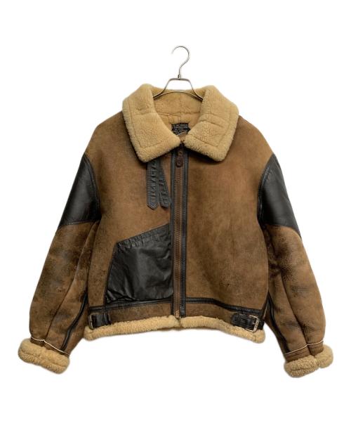 AVIREX（アヴィレックス）AVIREX (アヴィレックス) TYPE B-3 ムートンフライトジャケット ブラック サイズ:42の古着・服飾アイテム