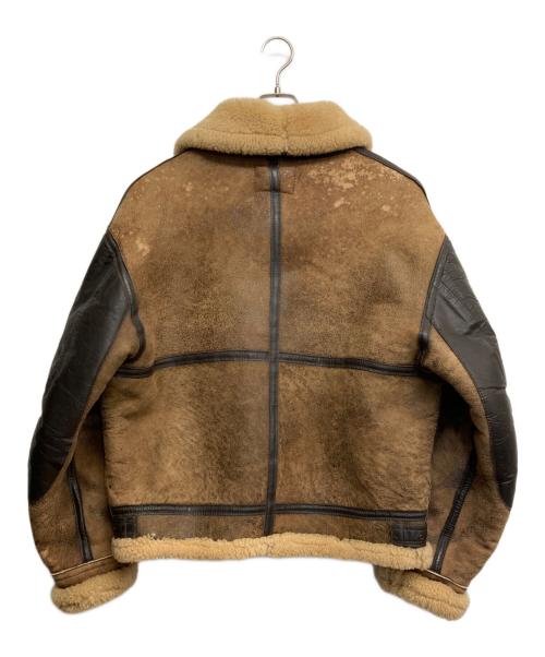 AVIREX（アヴィレックス）AVIREX (アヴィレックス) TYPE B-3 ムートンフライトジャケット ブラック サイズ:42の古着・服飾アイテム