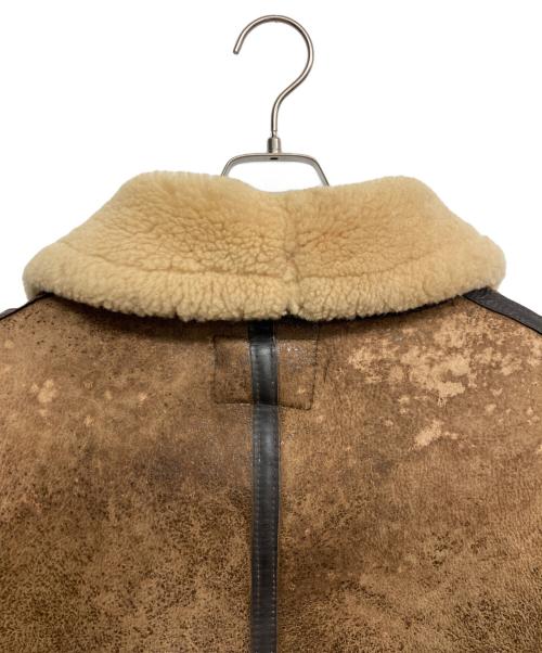 AVIREX（アヴィレックス）AVIREX (アヴィレックス) TYPE B-3 ムートンフライトジャケット ブラック サイズ:42の古着・服飾アイテム