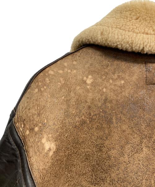 AVIREX（アヴィレックス）AVIREX (アヴィレックス) TYPE B-3 ムートンフライトジャケット ブラック サイズ:42の古着・服飾アイテム