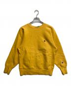 Championチャンピオン）の古着「リバースウィーブスウェット」｜イエロー