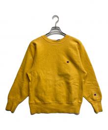 Champion（チャンピオン）の古着「リバースウィーブスウェット」｜イエロー