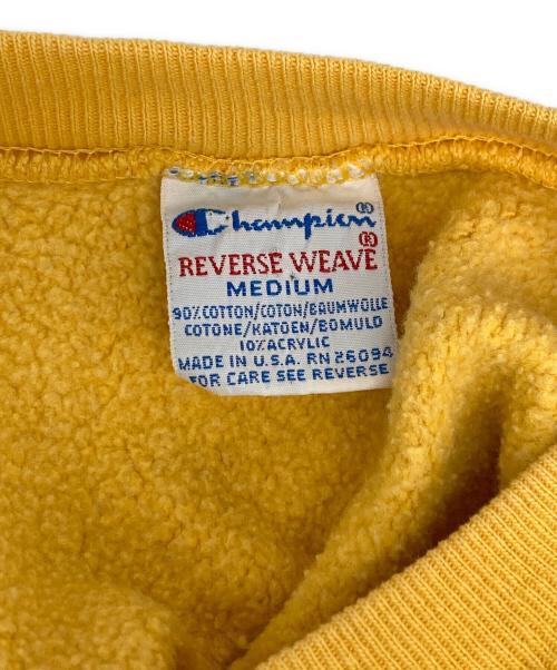 Champion（チャンピオン）Champion (チャンピオン) リバースウィーブスウェット イエロー サイズ:Mの古着・服飾アイテム