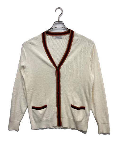 MACKINTOSH LONDON（マッキントッシュ ロンドン）MACKINTOSH LONDON (マッキントッシュ ロンドン) コットンカーディガン ベージュ サイズ:Lの古着・服飾アイテム