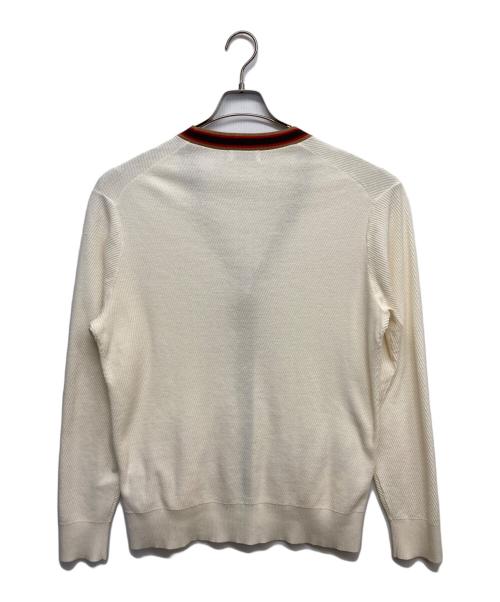 MACKINTOSH LONDON（マッキントッシュ ロンドン）MACKINTOSH LONDON (マッキントッシュ ロンドン) コットンカーディガン ベージュ サイズ:Lの古着・服飾アイテム