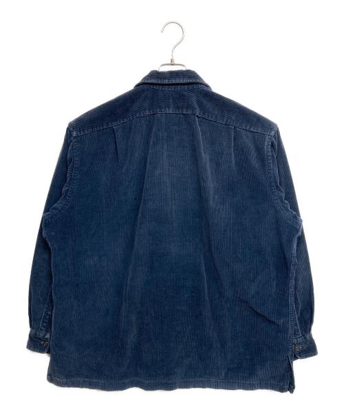 POLO RALPH LAUREN（ポロ・ラルフローレン）POLO RALPH LAUREN (ポロ・ラルフローレン) ワイドコーデュロイシャツ ネイビー サイズ:Lの古着・服飾アイテム