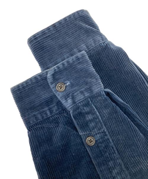 POLO RALPH LAUREN（ポロ・ラルフローレン）POLO RALPH LAUREN (ポロ・ラルフローレン) ワイドコーデュロイシャツ ネイビー サイズ:Lの古着・服飾アイテム
