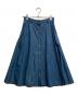 To b. by agnes b.（トゥービー バイ アニエスベー）の古着「デニムフレアスカート」｜ブルー