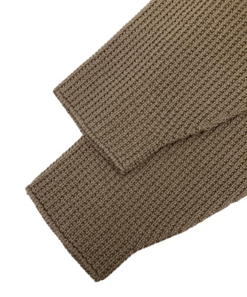 BALLSEY（ボールジィ）BALLSEY (ボールジィ) コットンポリエステルリリヤーン Vネックプルオーバー ブラウン サイズ:Sの古着・服飾アイテム