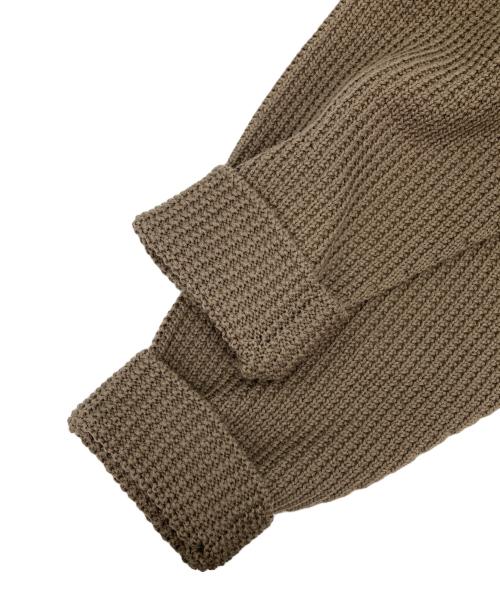 BALLSEY（ボールジィ）BALLSEY (ボールジィ) コットンポリエステルリリヤーン Vネックプルオーバー ブラウン サイズ:Sの古着・服飾アイテム