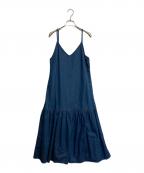 MACPHEEマカフィー）の古着「ライトオンスデニム ティアードキャミソールワンピース」｜インディゴ