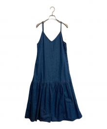MACPHEE（マカフィー）の古着「ライトオンスデニム ティアードキャミソールワンピース」｜インディゴ