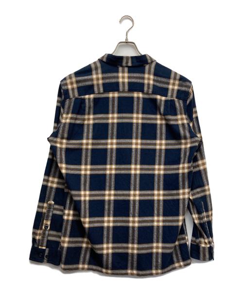 Patagonia（パタゴニア）Patagonia (パタゴニア) フィヨルド・フランネル・シャツ ネイビー サイズ:Ｍの古着・服飾アイテム