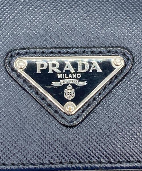 PRADA（プラダ）PRADA (プラダ) ブリーフケース ネイビーの古着・服飾アイテム