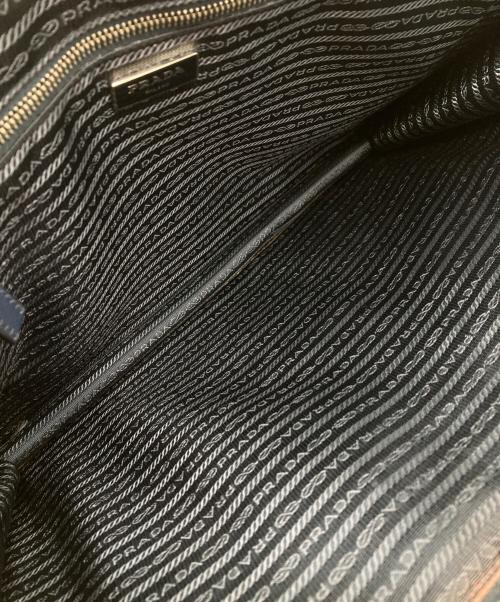 PRADA（プラダ）PRADA (プラダ) ブリーフケース ネイビーの古着・服飾アイテム