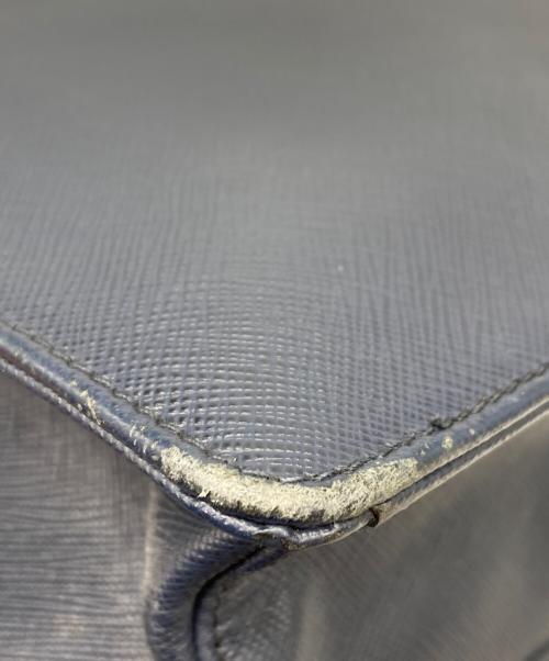 PRADA（プラダ）PRADA (プラダ) ブリーフケース ネイビーの古着・服飾アイテム