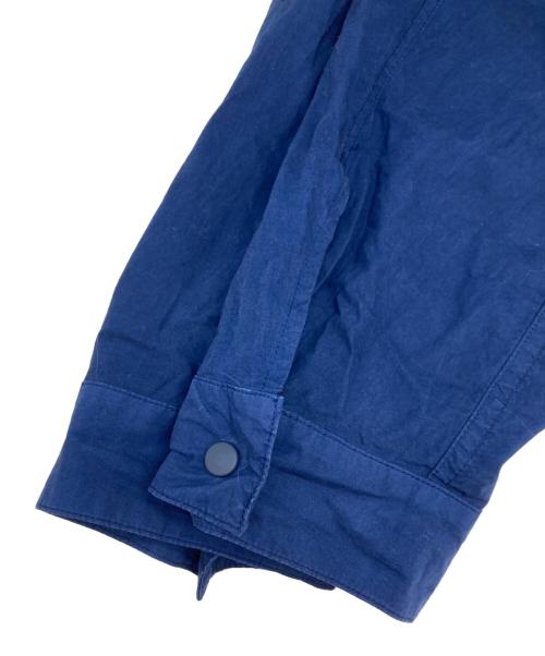 ASPESI（アスペジ）ASPESI (アスペジ) トラッカースナップシャツ ブルー サイズ:Lの古着・服飾アイテム