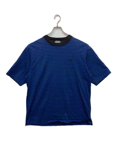 LACOSTE（ラコステ）LACOSTE (ラコステ) ボーダーTシャツ ブルー サイズ:Mの古着・服飾アイテム