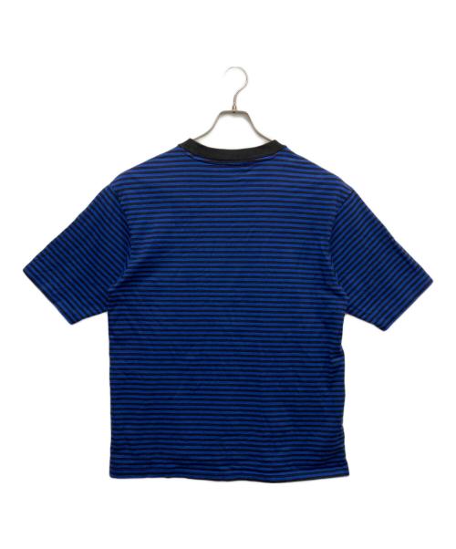 LACOSTE（ラコステ）LACOSTE (ラコステ) ボーダーTシャツ ブルー サイズ:Mの古着・服飾アイテム