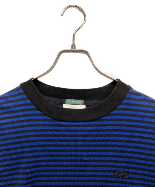 LACOSTE（ラコステ）LACOSTE (ラコステ) ボーダーTシャツ ブルー サイズ:Mの古着・服飾アイテム