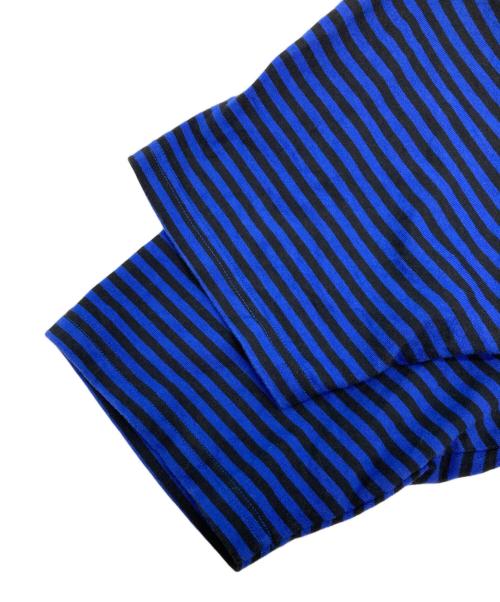 LACOSTE（ラコステ）LACOSTE (ラコステ) ボーダーTシャツ ブルー サイズ:Mの古着・服飾アイテム