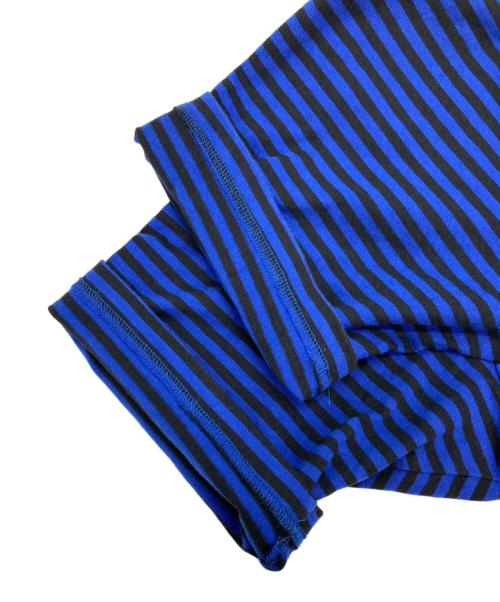 LACOSTE（ラコステ）LACOSTE (ラコステ) ボーダーTシャツ ブルー サイズ:Mの古着・服飾アイテム