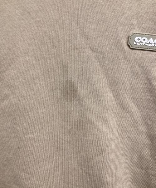COACH（コーチ）COACH (コーチ) ロゴスウェット ベージュ サイズ:Mの古着・服飾アイテム