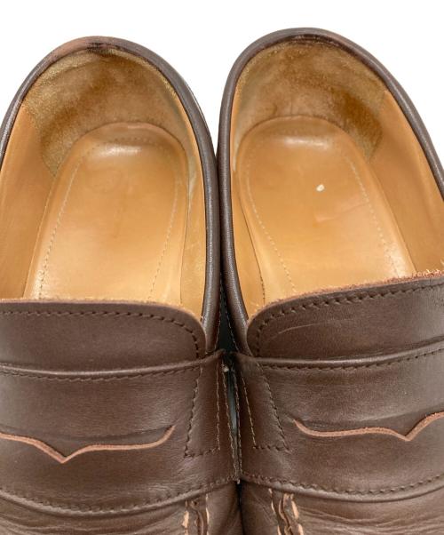 HENDER SCHEME（エンダースキーマ）HENDER SCHEME (エンダースキーマ) コインローファー ブラウン サイズ:5の古着・服飾アイテム