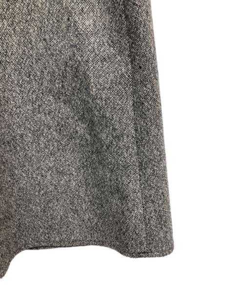 COUP DE CHANCE（クードシャンス）COUP DE CHANCE (クードシャンス) ラメ混ツイードフレアースカート グレー サイズ:36の古着・服飾アイテム