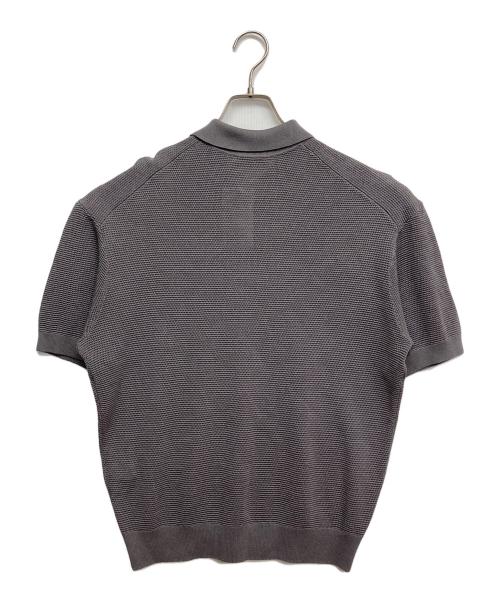 UNITED ARROWS（ユナイテッドアローズ）UNITED ARROWS (ユナイテッドアローズ) バーズアイ ニット ポロシャツ グレー サイズ:S 未使用品の古着・服飾アイテム