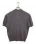 UNITED ARROWS (ユナイテッドアローズ) バーズアイ ニット ポロシャツ グレー サイズ:S 未使用品：7000円