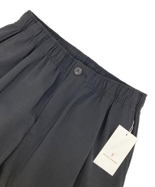 UNITED ARROWS（ユナイテッドアローズ）UNITED ARROWS (ユナイテッドアローズ) サマー ポリエステル ナチュラル ポプリン オールギャザー イージーパンツ ブラック サイズ:S 未使用品の古着・服飾アイテム