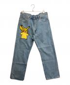 LEVI'S×pokemonリーバイス×ポケモン）の古着「551Z AUTHENTIC STRAIGHT」｜ブルー