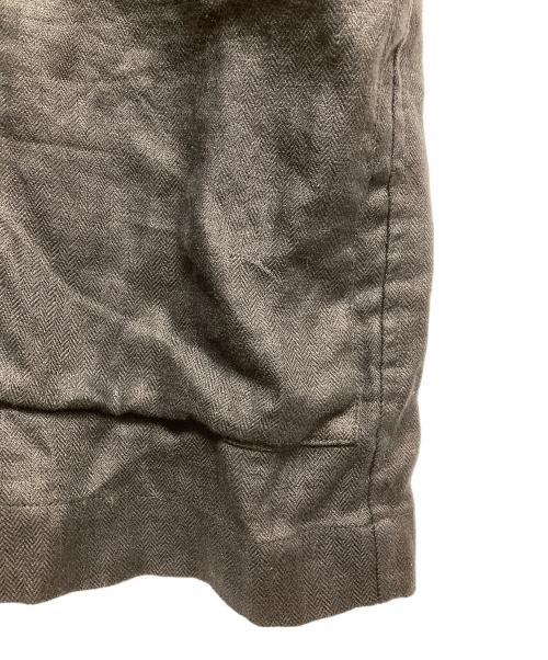 KAGURE（カグレ）kagure (カグレ) リネンテーラードジャケット ブラック サイズ:Mの古着・服飾アイテム