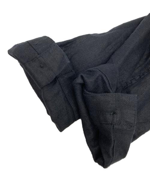 KAGURE（カグレ）kagure (カグレ) リネンテーラードジャケット ブラック サイズ:Mの古着・服飾アイテム