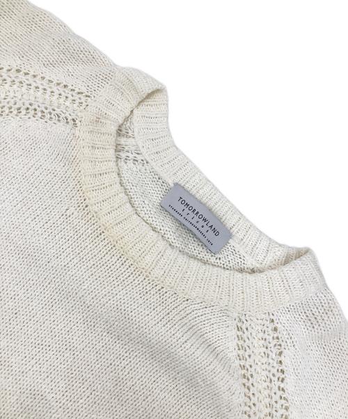 TOMORROW LAND tricot（トゥモローランド トリコ）TOMORROW LAND tricot (トゥモローランド トリコ) ローゲージニット ホワイト サイズ:Sの古着・服飾アイテム