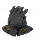 NEIGHBORHOODネイバーフッド）の古着「レザーグローブ」｜ブラック