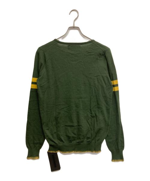 NEIGHBORHOOD（ネイバーフッド）NEIGHBORHOOD (ネイバーフッド) Vネックニット グリーン サイズ:M 未使用品の古着・服飾アイテム
