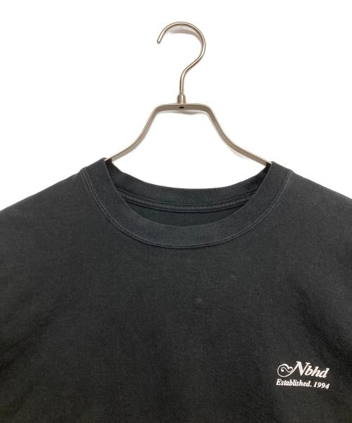 NEIGHBORHOOD（ネイバーフッド）NEIGHBORHOOD (ネイバーフッド) プリント長袖Tシャツ ブラック サイズ:XLの古着・服飾アイテム