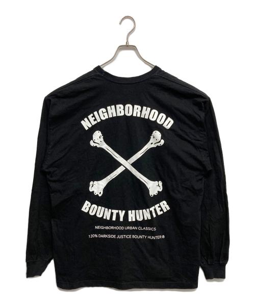 NEIGHBORHOOD（ネイバーフッド）NEIGHBORHOOD (ネイバーフッド) BOUNTY HUNTER (バウンティハンター) プリントL/STシャツ ブラック サイズ:XLの古着・服飾アイテム