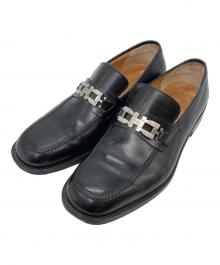 Salvatore Ferragamo（サルヴァトーレ フェラガモ）の古着「ビットローファー」｜ブラック